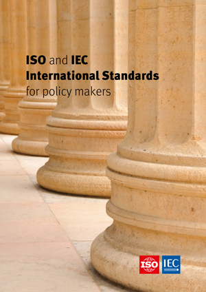 Cover page: ISO and IEC International Standards for policy makers