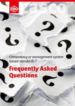 Cover page: Competency or management system based standards ? Frequently Asked Questions