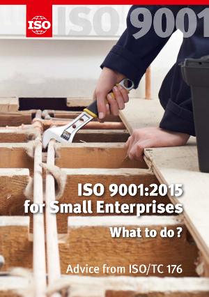 Титульный лист: ISO 9001:2015 for Small Enterprises - What to do?